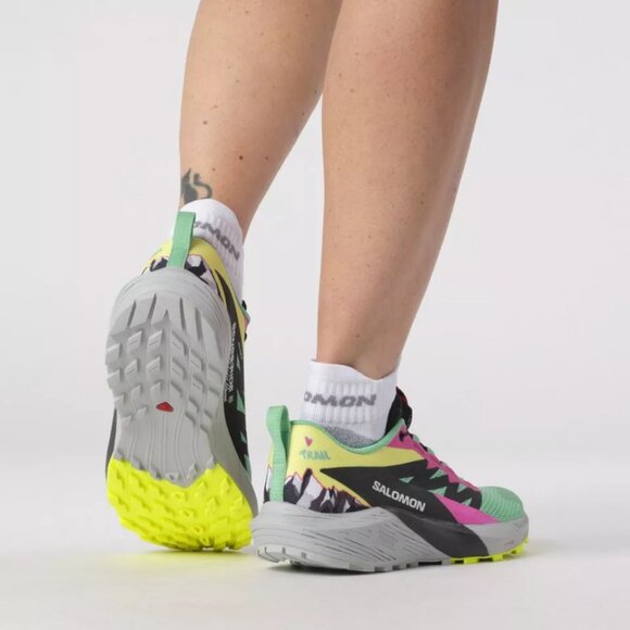 NEW With Tag Salomon Sense Ride 5 Trail-Running Shoes Martina LTD Women's Size 9 - Picture 7 of 12